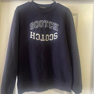 Scotch & Soda Men's Navy Sweater